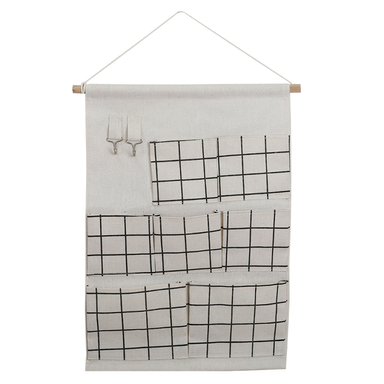 ارگانایزر لباس هوم اند لایف مدل پرنیا 7G طرح شطرنجی