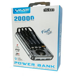 پاوربانک وی اسمارت کد VS 531 ظرفیت 20000 میلی‌ آمپر ساعت