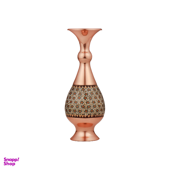 گلدان مسی خاتم کاری مدل صراحی کد 316