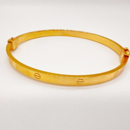 بنگل طلا 18 عیار زنانه مدل کارتیه لاو کد 04