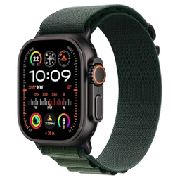 ساعت هوشمند اپل مدل Ultra 2 Black Titanium Case Alpine Loop 49mm