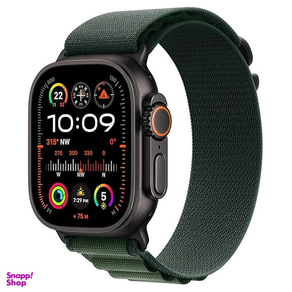 ساعت هوشمند اپل مدل Ultra 2 Black Titanium Case Alpine Loop 49mm