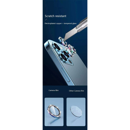 محافظ لنز دوربین بوف مدل Diamond-Luxury مناسب برای گوشی موبایل اپل iPhone 13 Pro Max / iPhone 13 Pro