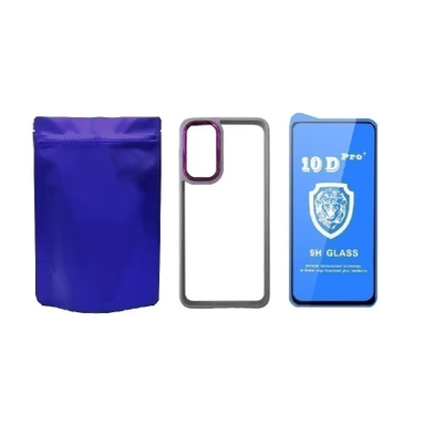 کاور گوشی موبایل مدل M-B New Skin و محافظ صفحه نمایش Ten-D مناسب سامسونگ Galaxy A24