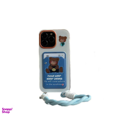 قاب گوشی موبایل مدل تدی جاکارتی کد C3623 مناسب اپل iPhone 13 Pro Max به همراه آویز