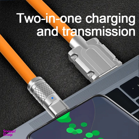 کابل تبدیل USB به Type-C پاورمکس مدل SUPER CABLE طول 1 متر
