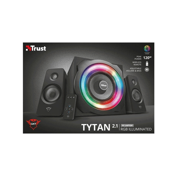 اسپیکر دسکتاپ تراست مدل GXT 629 TYTAN 2.1 RGB