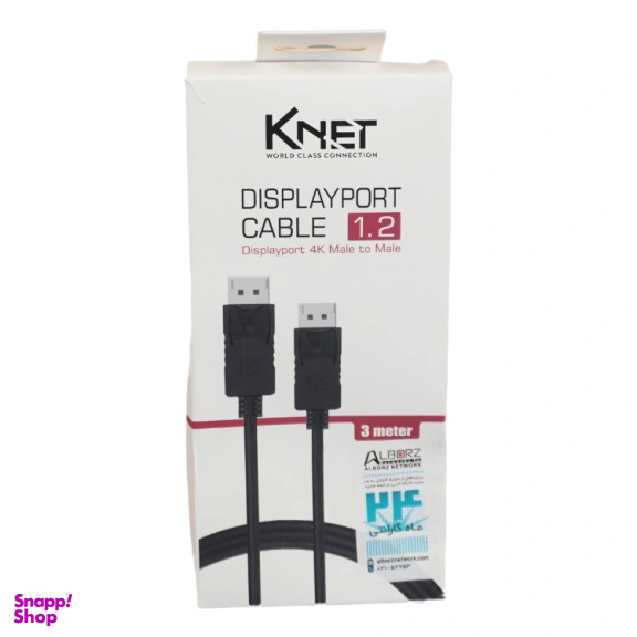کابل DisplayPort 1.2 کی نت مدل K-C301 طول 3 متر