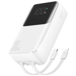 پاوربانک 30 وات جوی روم مدل JR-PBC07 ظرفیت 20000 میلی آمپر ساعت به همراه کابل Type-C و لایتنینگ