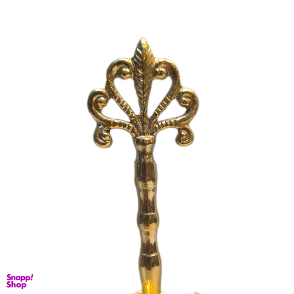 شیرینی خوری دو طبقه برنجی طرح طاووس