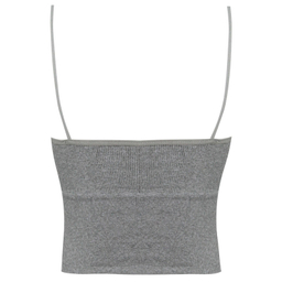 ست نیم تنه و شورت ورزشی زنانه ماییلدا مدل سیملس کد 4965 رنگ طوسی