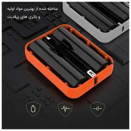 پاوربانک پاواریال مدل PB19 ظرفیت 10000 میلی آمپر ساعت