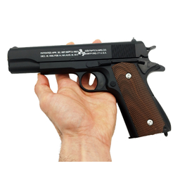تفنگ بازی کلت فلزی ایر سافت گان کد C1911A+