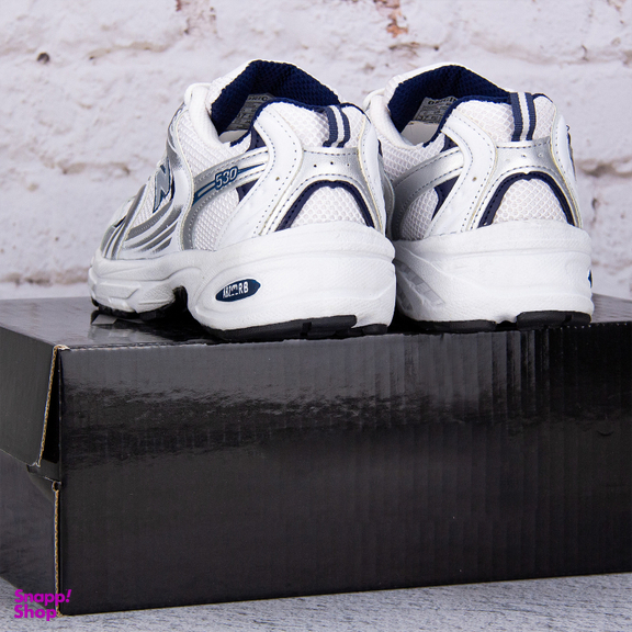 کفش ورزشی زنانه مدل نیوبالانس 530 کد 2347 رنگ سفید سرمه ای