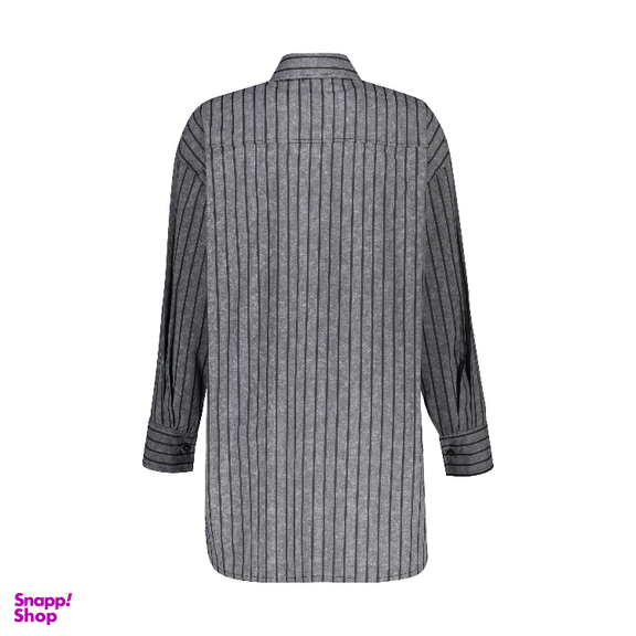 مانتو زنانه لوینت مدل سولینا کد 0117 رنگ مشکی طوسی