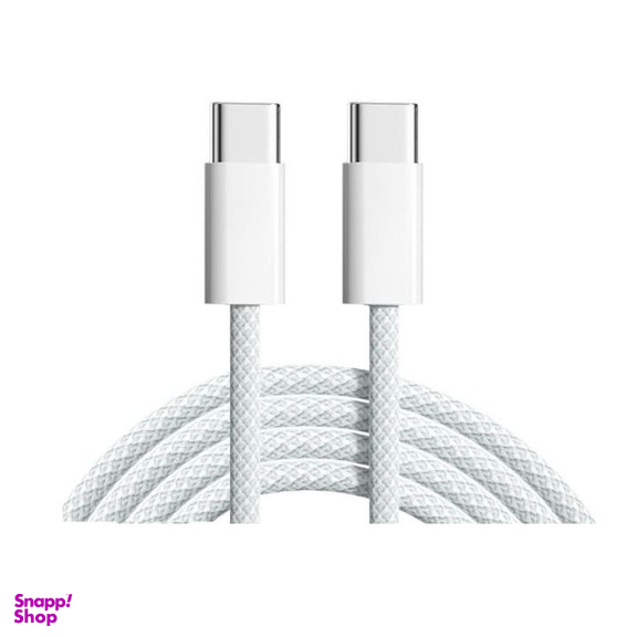 کابل دیتا 60 وات Type-C به Type-C مدل iPhone 15 طول 1 متر