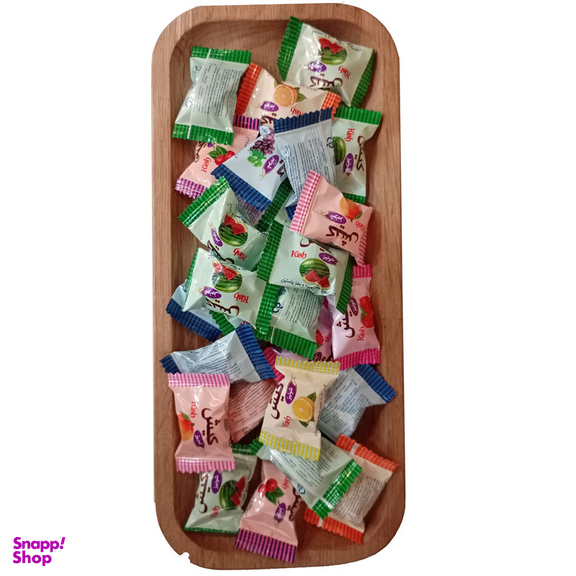 آبنبات با طعم میوه و مغز پاستیل شونیز وزن 500 گرم