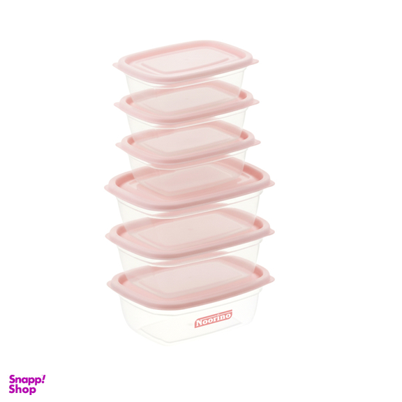 ظرف نگهدارنده نورینو مدل ساحل مجموعه 6 عددی