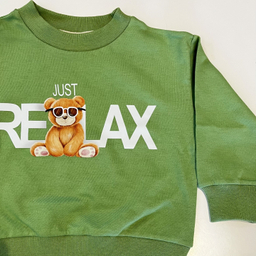 ست بلوز و شلوار اسپرت مدل تدی رنگ سبز