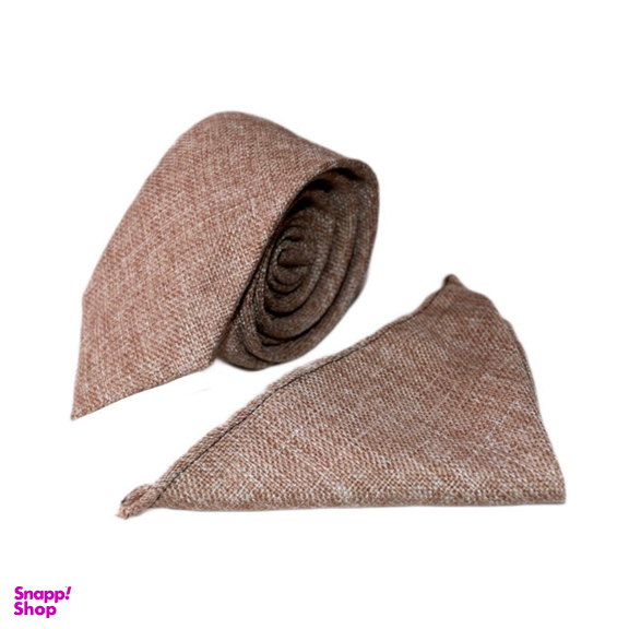 ست کراوات و دستمال جیب مردانه آیکت مدل محو