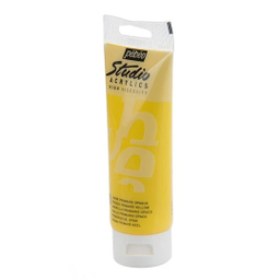 رنگ اکریلیک پبیو مدل studio شماره 48 opaque primary yellow حجم 100 میلی لیتر