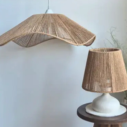 لوستر بافتنی نورهام مدل مکرومه کنفی دفرمه ۵۰