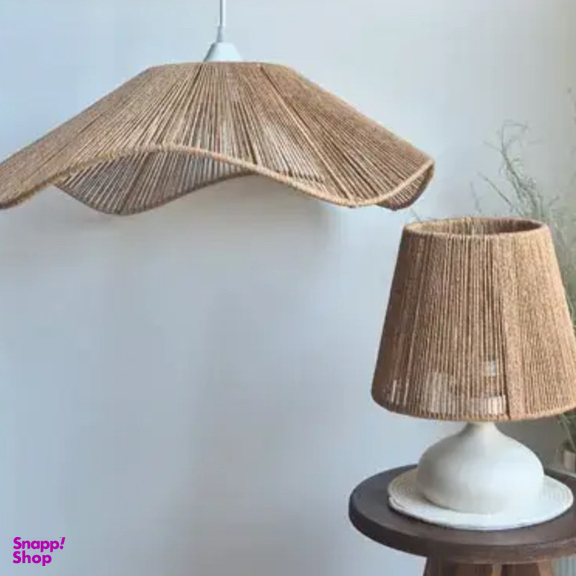 لوستر بافتنی نورهام مدل مکرومه کنفی دفرمه ۵۰