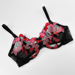 ست شورت و سوتین زنانه نوشه پوش کد 88807 رنگ مشکی قرمز