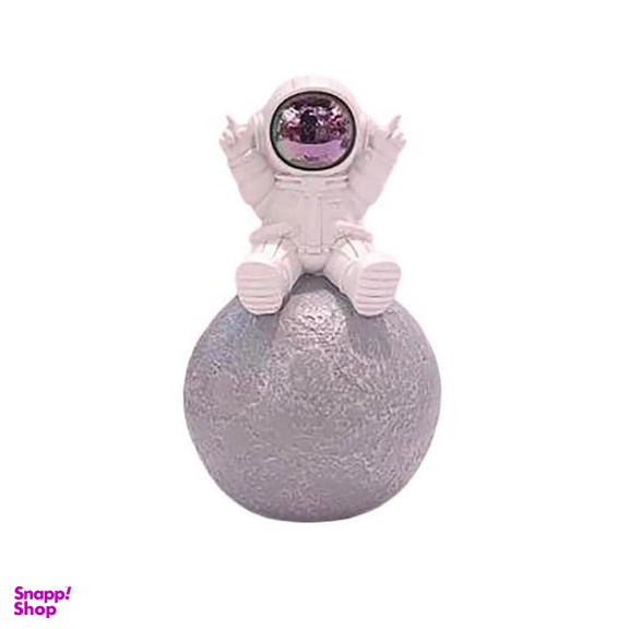 مجسمه مدل فضانورد نشسته روی کره ماه کد 3014