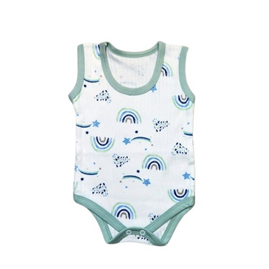 بادی رکابی نوزادی بی بی وان طرح رنگین کمان