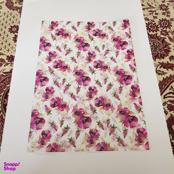 کاغذ کادو طرح گل سرخ