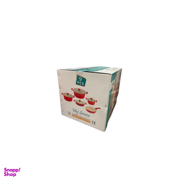سرویس پخت و پز 9 پارچه عروس مدل موج