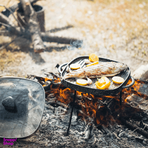 تابه گریل درب دار نالینو مدل Lorenza سایز 28
