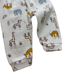 شلوار نوزادی جورابدار مدل حیوانات کد 5040