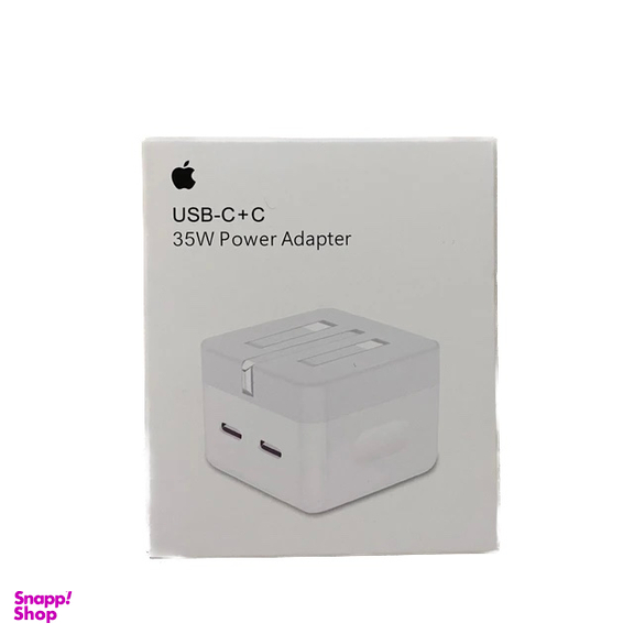 شارژر طرح اپل مدل 35 وات Dual USB-C