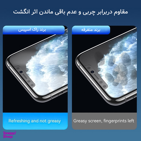 محافظ صفحه نمایش پرایوسی راک اسپیس مدل HyPRV مناسب برای گوشی موبایل اپل iPhone 12 Pro Max