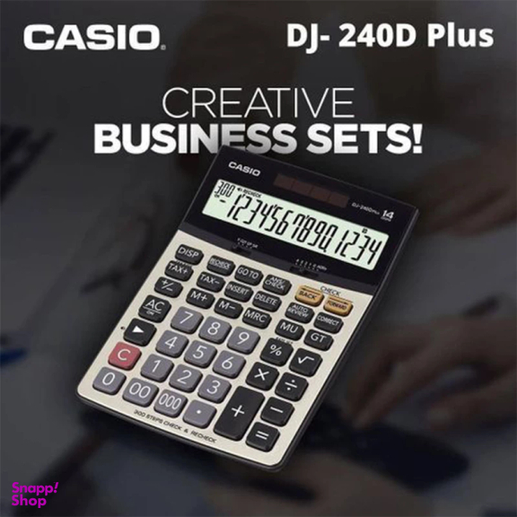 ماشین حساب رومیزی کاسیو مدل DJ-240D