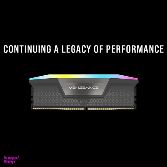 رم دسکتاپ DDR5 دو کاناله 7200 مگاهرتز CL34 کورسیر مدل VENGEANCE RGB ظرفیت 32 گیگابایت