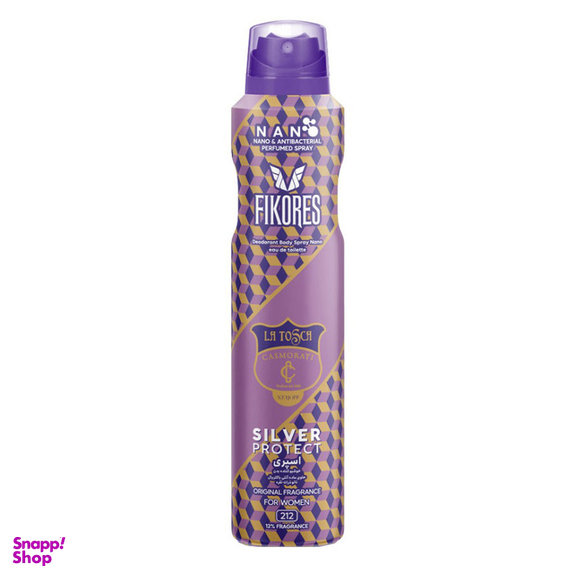 اسپری بدن زنانه فیکورس مدل La Tosca حجم 200 میلی لیتر