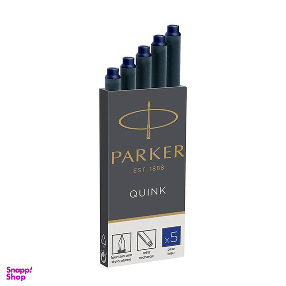 کارتریج جوهر پارکر مدل Quink بسته 5 عددی