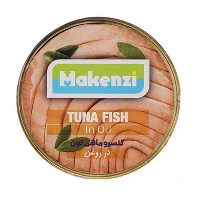 کنسرو ماهی تن در روغن گیاهی مکنزی وزن 180 گرم