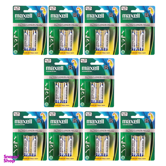 باتری قلمی مکسل مدل آلکالاین بسته 20 عددی