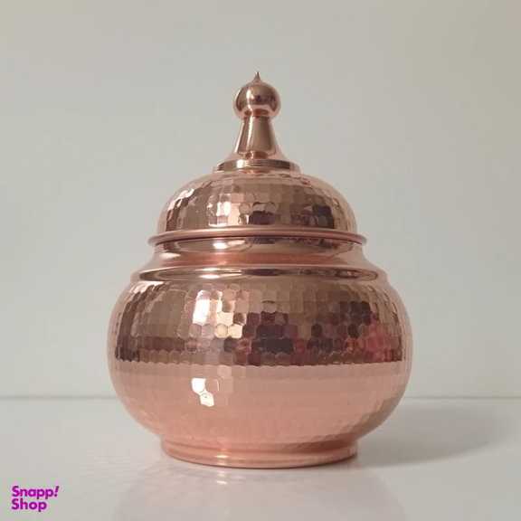 آجیل خوری مسی مدل بدون پایه گنبدی کد ZH228.3