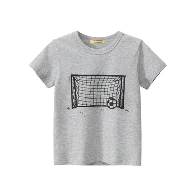 تی شرت آستین کوتاه پسرانه هومنیتی مدل WYKBTS9403-GRY