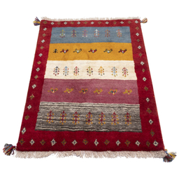 گبه دستباف سی پرشیا کد 122447 سایز 1.14x0.8 متر