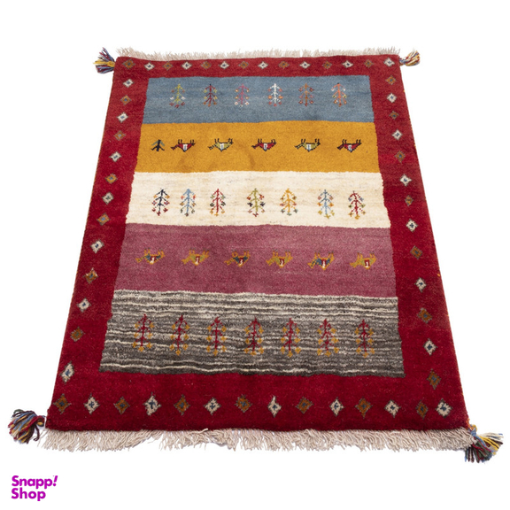 گبه دستباف سی پرشیا کد 122447 سایز 1.14x0.8 متر