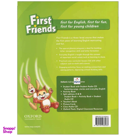 کتاب American English First Friends 1 اثر Susan Iannuzzi انتشارات دانشگاه آکسفورد