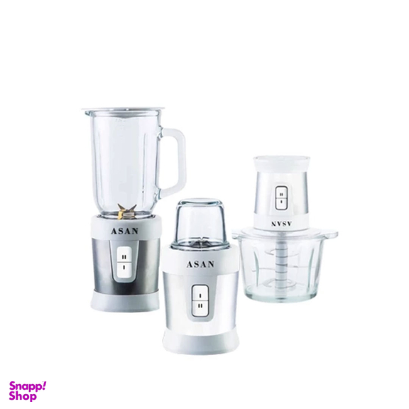 غذاساز سه کاره آسان 6 تیغه مدل 3500WL