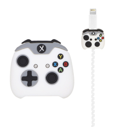 محافظ کابل و محافظ شارژر دیواری طرح فانتزی مدل XBOX مناسب شارژر 20 وات اپل مجموعه 4 عددی