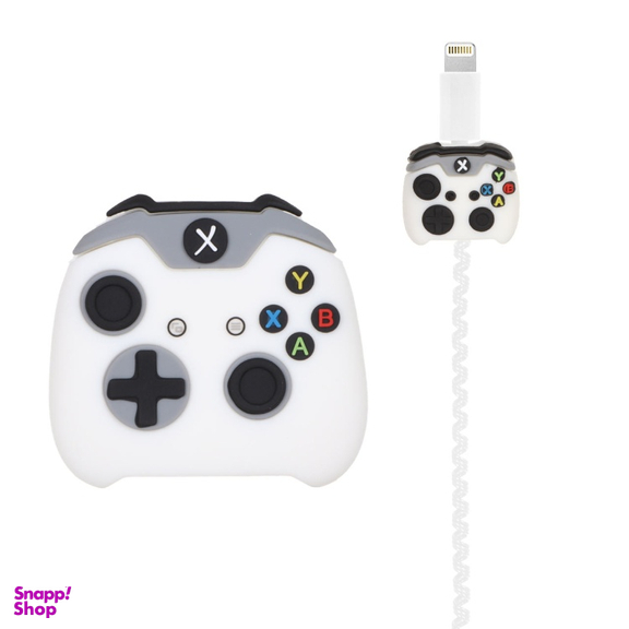 محافظ کابل و محافظ شارژر دیواری طرح فانتزی مدل XBOX مناسب شارژر 20 وات اپل مجموعه 4 عددی